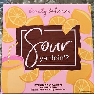 Beauty Bakerie Eyeshadow Palette - Pink & Yellow Citrus Artwork